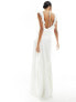 Forever New Bridal ruffle maxi dress in ivory