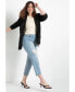 Plus Size Long Relaxed Blazer