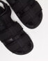 Good News Goat quilted sandals in black