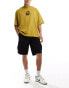 ONLY & SONS wide fit cargo short in black