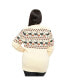 Plus Size Printed Knit Long Cardigan