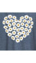 Daisy Heart Plus Size Graphic T-Shirt