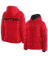 Women's Red Toronto Raptors Plush Puffer Full-Zip Jacket