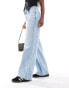 New Look Bramble low rise wide leg jeans in light blue