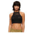 SUPERDRY Crop Halter Crochet sleeveless T-shirt