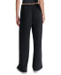 Women's Brushed Rib-Knit Straight-Leg Pants