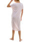 Women's Short-Sleeve V-Neck Sleep Dress