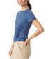 Women's Ruched Raglan-Sleeve Fashion Tee