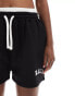 Kaiia sweat shorts in black