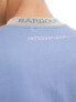 Barbour International Stacked logo t-shirt in light blue