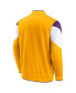 Men's Gold, Purple Los Angeles Lakers League Best Performance Full-Zip Top