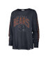 Women's Navy Distressed Chicago Bears Tom Cat Long Sleeve T-shirt