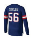 Men's Lawrence Taylor Royal New York Giants Big and Tall Cut & Sew Player Name and Number Long Sleeve T-shirt