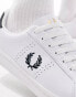 Fred Perry B721 leather trainers in white