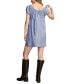 Women's Market Puff-Sleeve Shift Dress