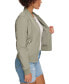 Women's Lightweight Zip-Detail Bomber Jacket