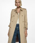 Women's Belt Detail Classic Trench Coat