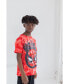 Boys Avengers Miles Morales Hulk Captain America Graphic T-Shirt French Terry Shorts Set Tie Dye to