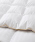 500 Thread Count Cotton Fabric All Season Classic Stripped White Goose Down Fiber Comforter, King