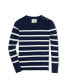 Women's Long Sleeve Breton Button Sweater Made from Organic Cotton