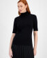 Women's Half-Sleeve Turtleneck Sweater