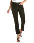 Paige Accent Black Fog Luxe Coating Ultra High Rise Straight Leg Jean Women's