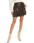 Lost + Wander Cold Brew Mini Skirt Women's Brown S