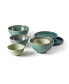 Luna Nesting Green 8 Piece Dinnerware Set