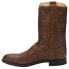 Justin Boots Jackson 10" Round Toe Roper Mens Brown Casual Boots 3163