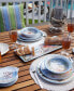 Seacoast 12 Pc Dinnerware Set, Service For 4