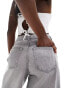 Pimkie longline denim jorts in washed grey