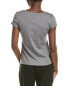 Lafayette 148 New York Navy Scoop Neck Tee Women's