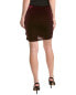 1.State Velvet Mini Skirt Women's