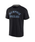 Men's and Women's Black Memphis Grizzlies Super Soft T-shirt