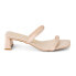 BEACH by Matisse Jerry Block Heels Womens Beige Dress Casual JERRY-707