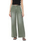 Women's High Rise Utility Cargo Wide Leg Jeans