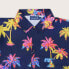 HAPPY BAY The colorful palms short sleeve shirt