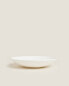 Bone china soup plate