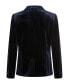 Women's Velvet Blazer with Sequin Collar