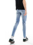 Jack & Jones pete tapered jeans in light blue