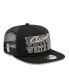 Men's Black Chicago White Sox Street Team A-Frame Trucker 9FIFTY Snapback Hat