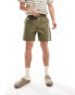 Rhythm mod fatigue jam beach shorts in khaki green