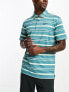 Nike Golf Tour stripe polo short in teal