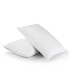 Quilted Goose Feather Bed Pillows, Standard/Queen, 2-Piece