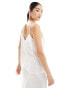 Vila Bridal satin cami top co-ord in white