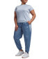 Plus Size Pull-On Logo Woven Track Pants