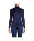 Белье Lands' End Silk Interlock Turtleneck