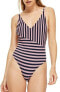 Topshop Pamela Women's 171797 Stripe Block One-Piece Size 10