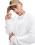 Jack & Jones oversized long sleeve t-shirt in white