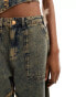 Reclaimed Vintage limited edition distressed denim jean co-ord